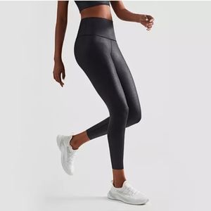 LILAH Set - Faux Black Sports Bra & Leggings 2 PC Set - Limited Release Size: S